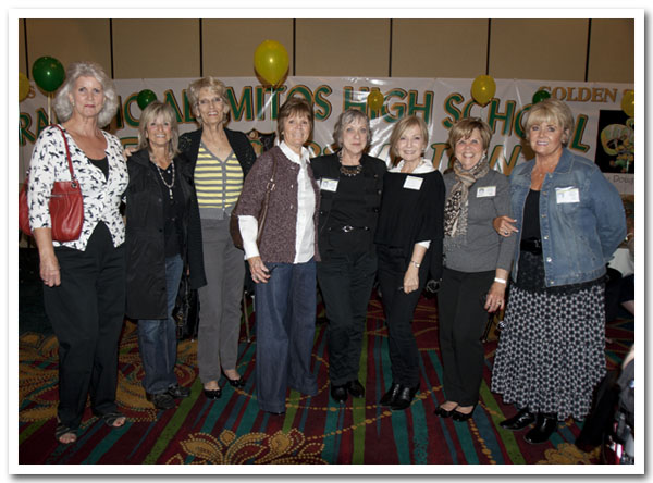 Karen Biermann Dissmore, Donna Ward Interlicchia, Jackie Klinker Henman, Lynda Palko Burge, Denise Richardson Robertson, Carole Calvitti Records, Jackie Barnes Powell, and Karen Kessler Tillis