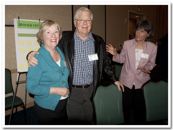 Jane and Bob Bard and Sharon Iding