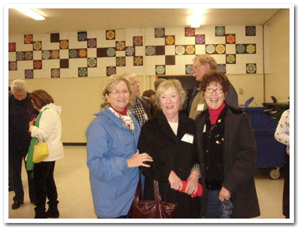 Sharon Smith Clizbe, Jane Bard, and Marti Wright Unger