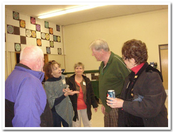 Barbara Beard, Cheryl Schweizer Kurimay, Terry Carter and Marti Wright Unger