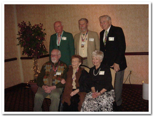 Joe Plemons, Eloise Meador, Marlys Pic'l Nelson Richard Moomaw, Jack Kennedy, Tom Sexton