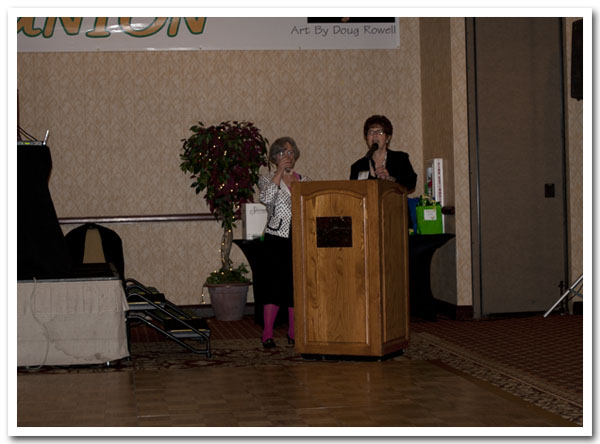 Peggy McFadden Smith and Marti Wright Unger