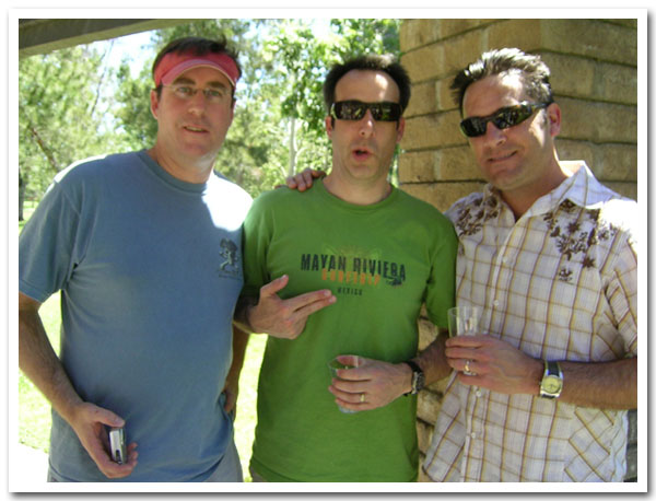 Sons Brian, Berry, and Their Good Friend Tom