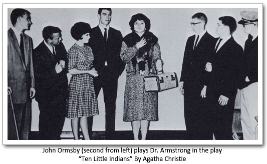 John Ormsby in Ten Little Indians by Agatha Christie - 1961