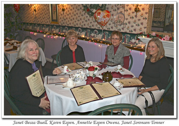 Janet Bessa Buell, Karen Espen, Annette Espen Owens, Jan Sorensen Tonner