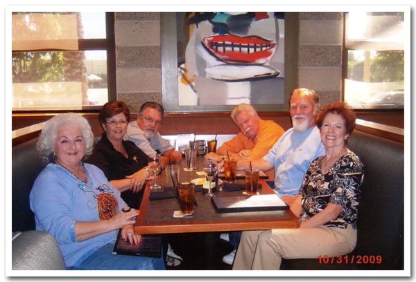 October 2009 - Extended family with Wade & Bobbie after 2009 Belmont Car Show