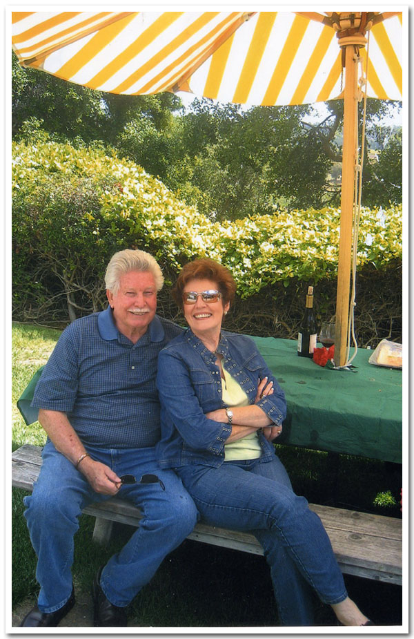 Wade & Bobbie at car club event - Morro Bay 2009