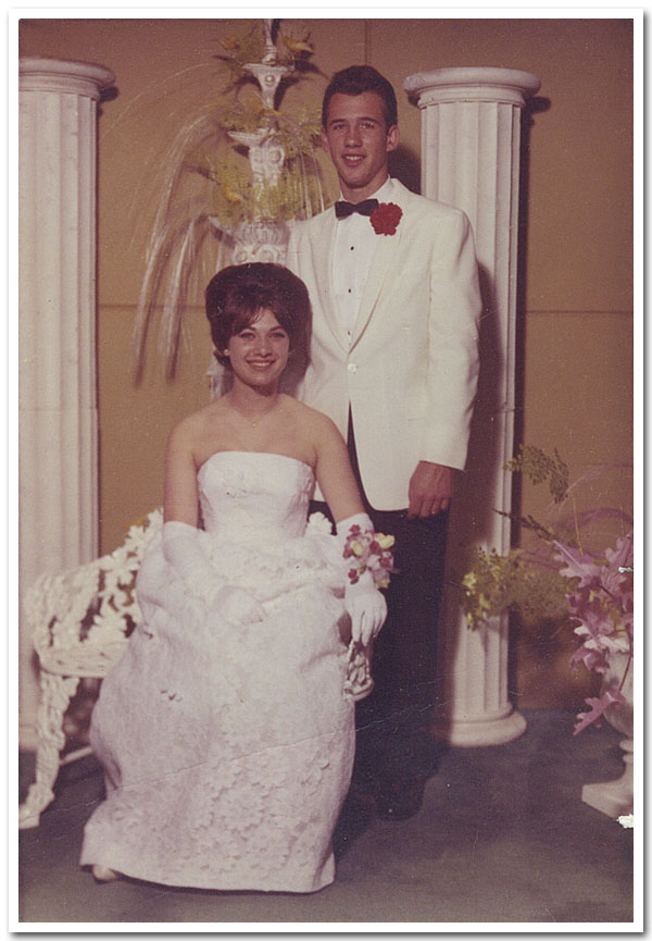 The journey begins with Gail Caserta and me '63