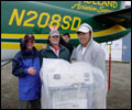John & crew delivering Xerox equipment to the AK bush