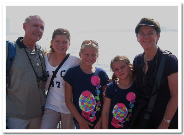 With Granddaughters in NYC - 2011