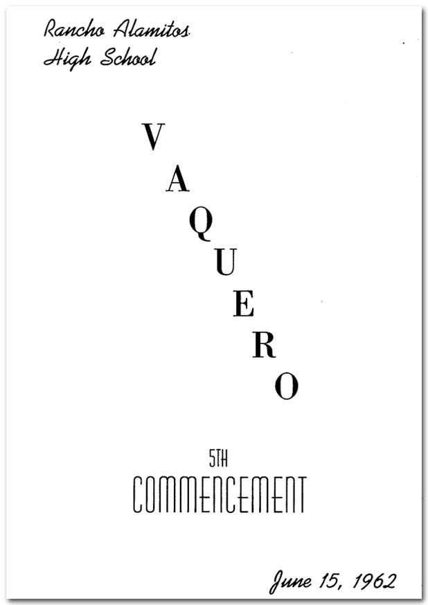 Commencement Program Page 1