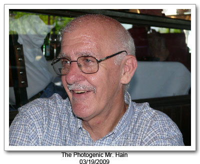 The Photogenic Mr. Hain