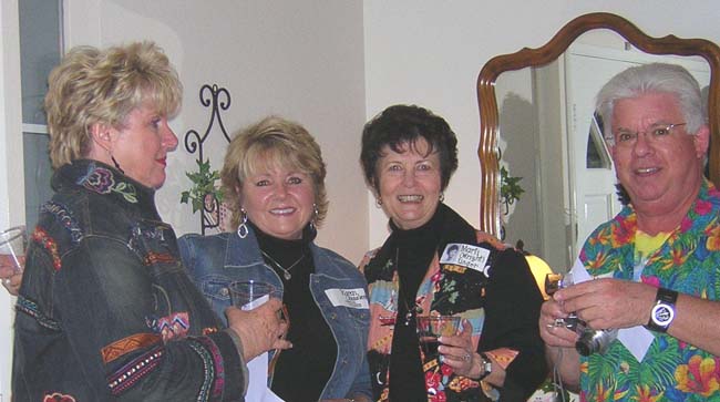 Claudia (Tyler) Duval, Karen (Kessler) Tillis, Marti Wright Unger, Al Rosenstein