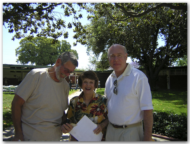 Tim Howard, Betty Caldwell Barry, Walt Unger