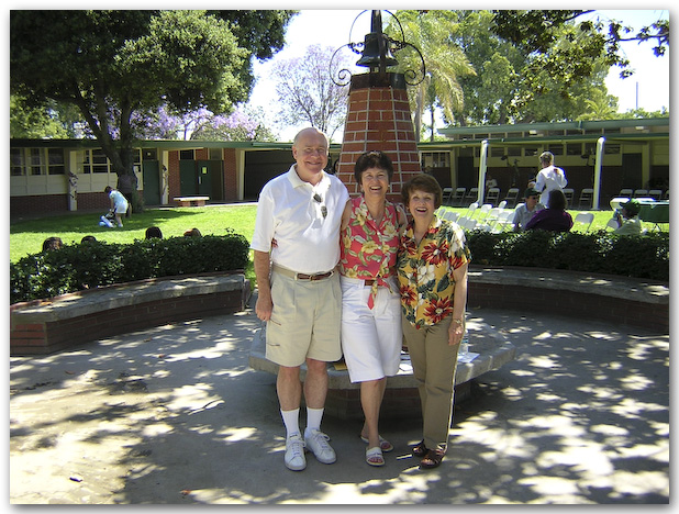Walt Unger, Marti Wright Unger, Betty Caldwell Barry