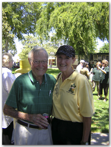 John Callard (Former Teacher) and Kris Howard Cox, Class of ’64