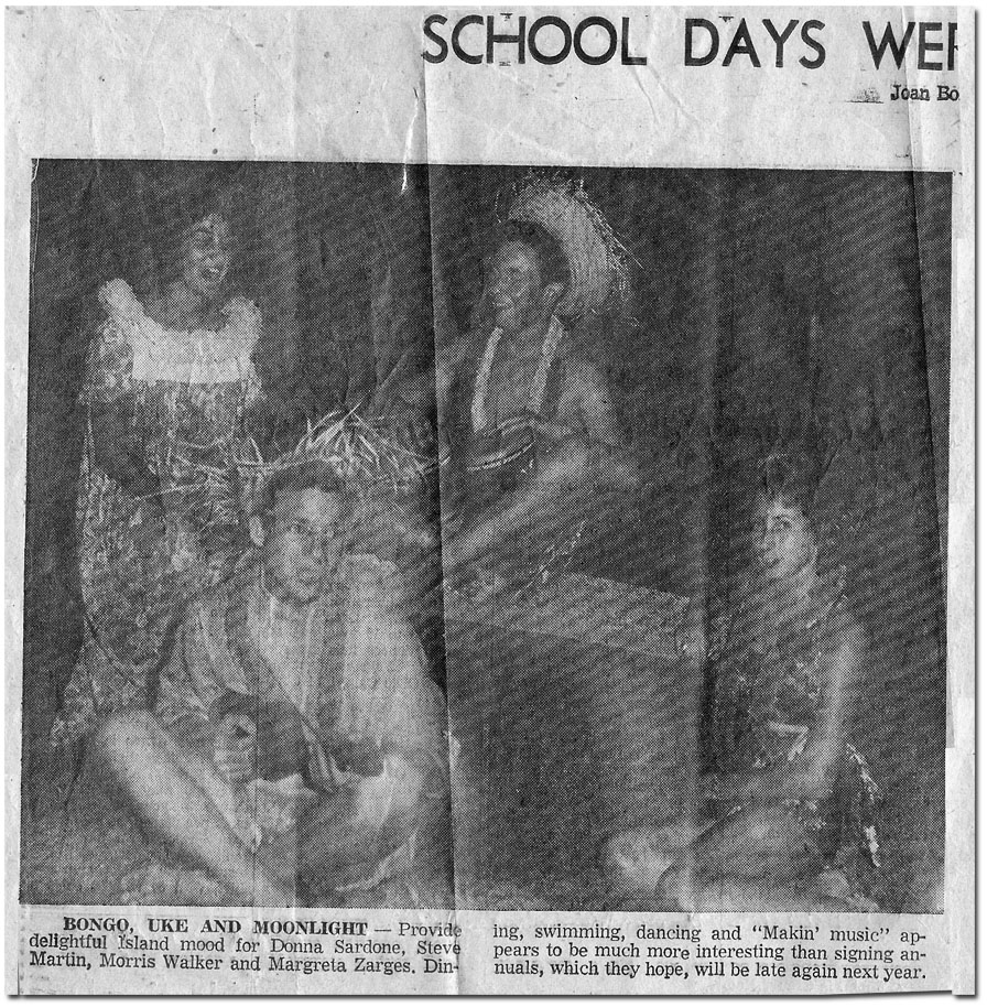 Isham Annual Signing Luau - July 1959