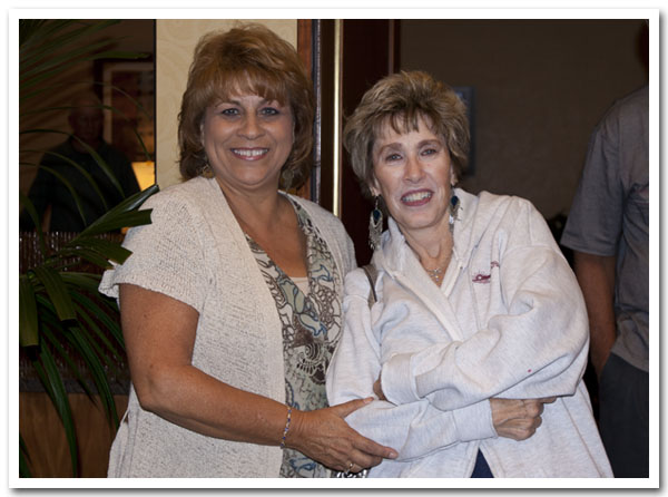 Martha Silva and Trudi Covey at the Marriott