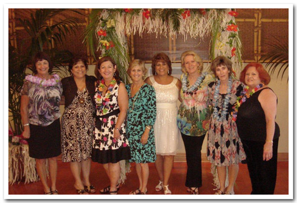 The gang at Martha and Dennis Rushford's wedding