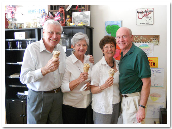 Tom and Anne Sexton, Marti and Walt Unger - Florida - 2011